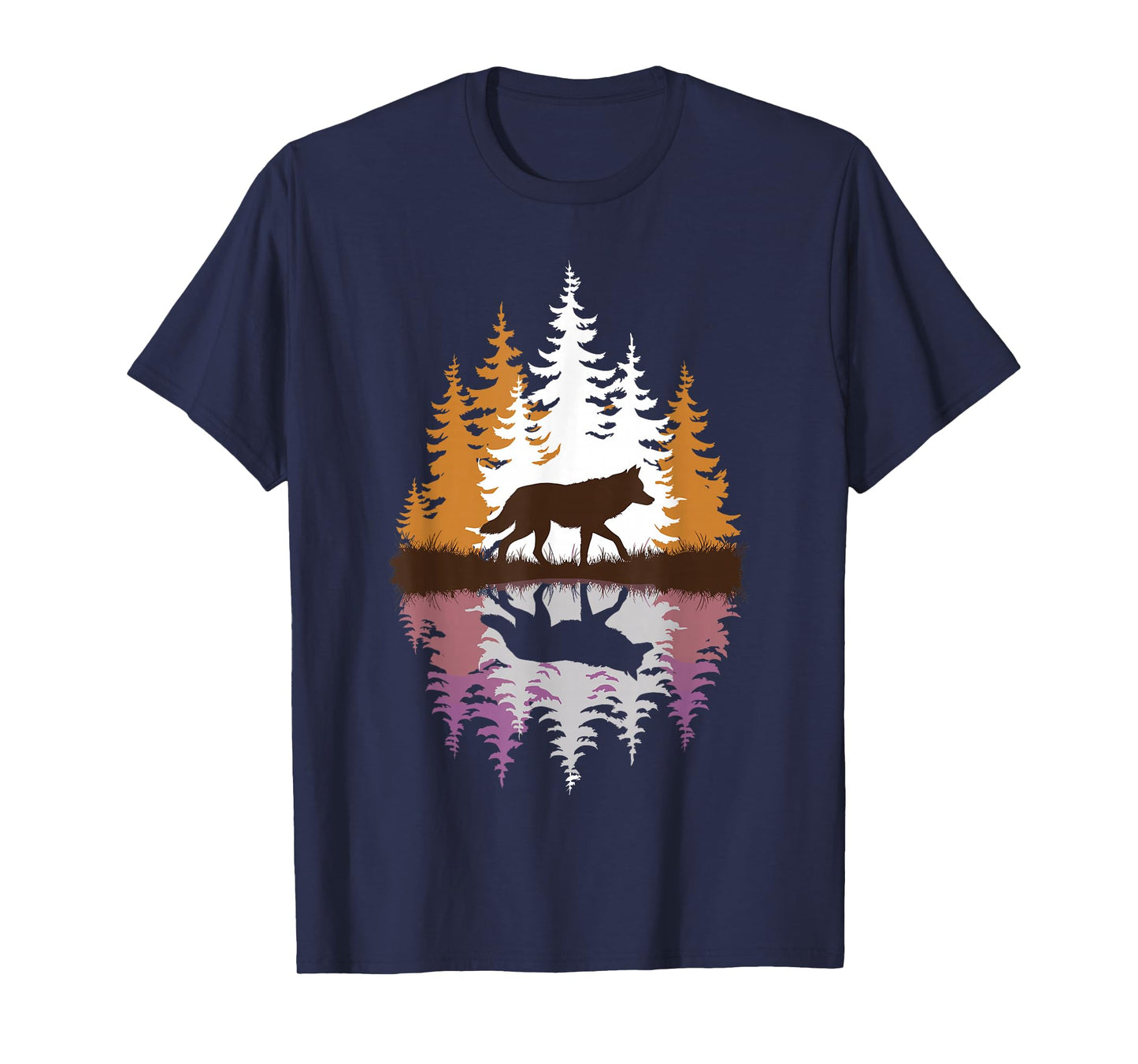 Cool Wolf Art for Men Women Howling Wolf Wolves Lover T-Shirt