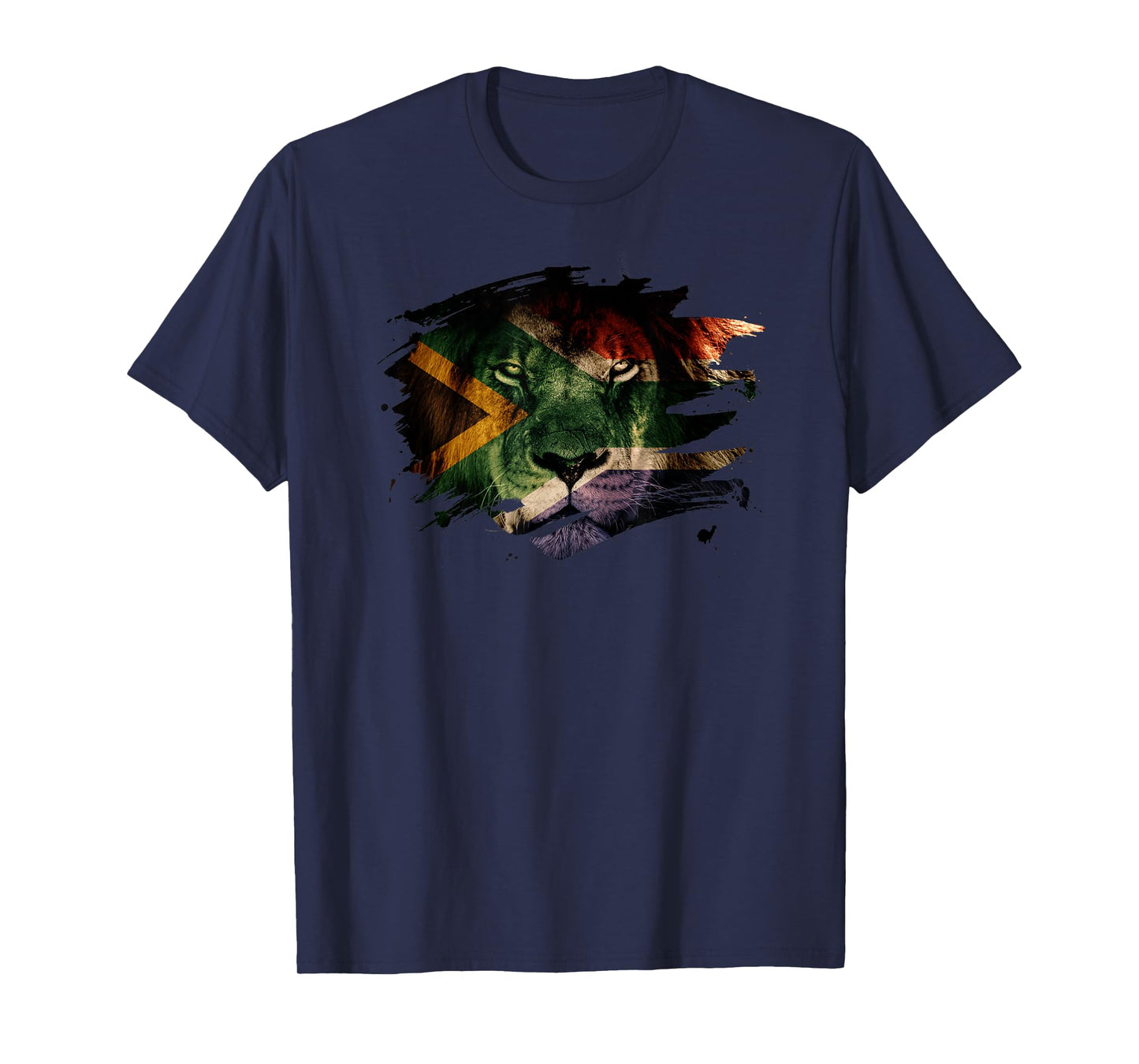 South Africa Flag and Lion - South African Pride T-Shirt