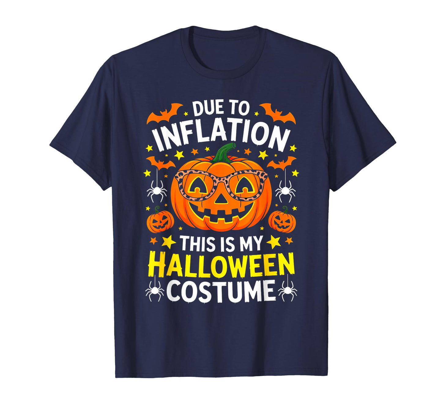Funny Shirt Halloween 2025 Pumpkin Costume Men Women T-Shirt