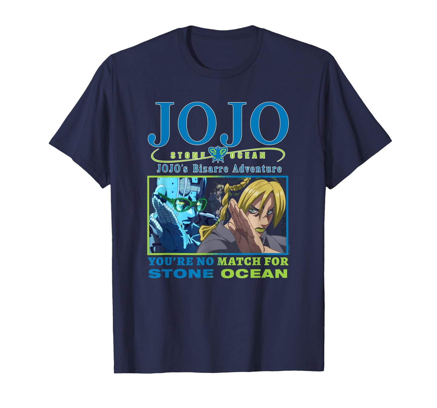 JoJo's Bizarre Adventure No Match for Stone Ocean Anime T-Shirt