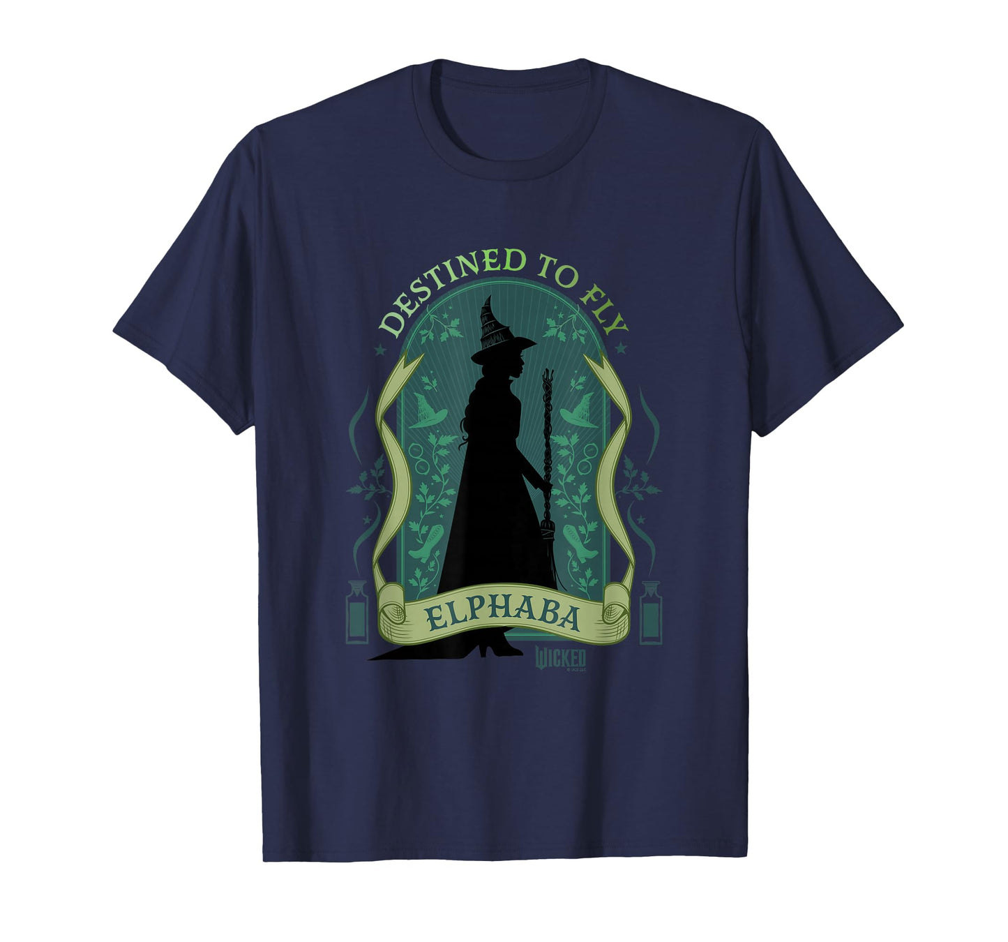 Wicked Elphaba Destined to Fly Silhouette T-Shirt
