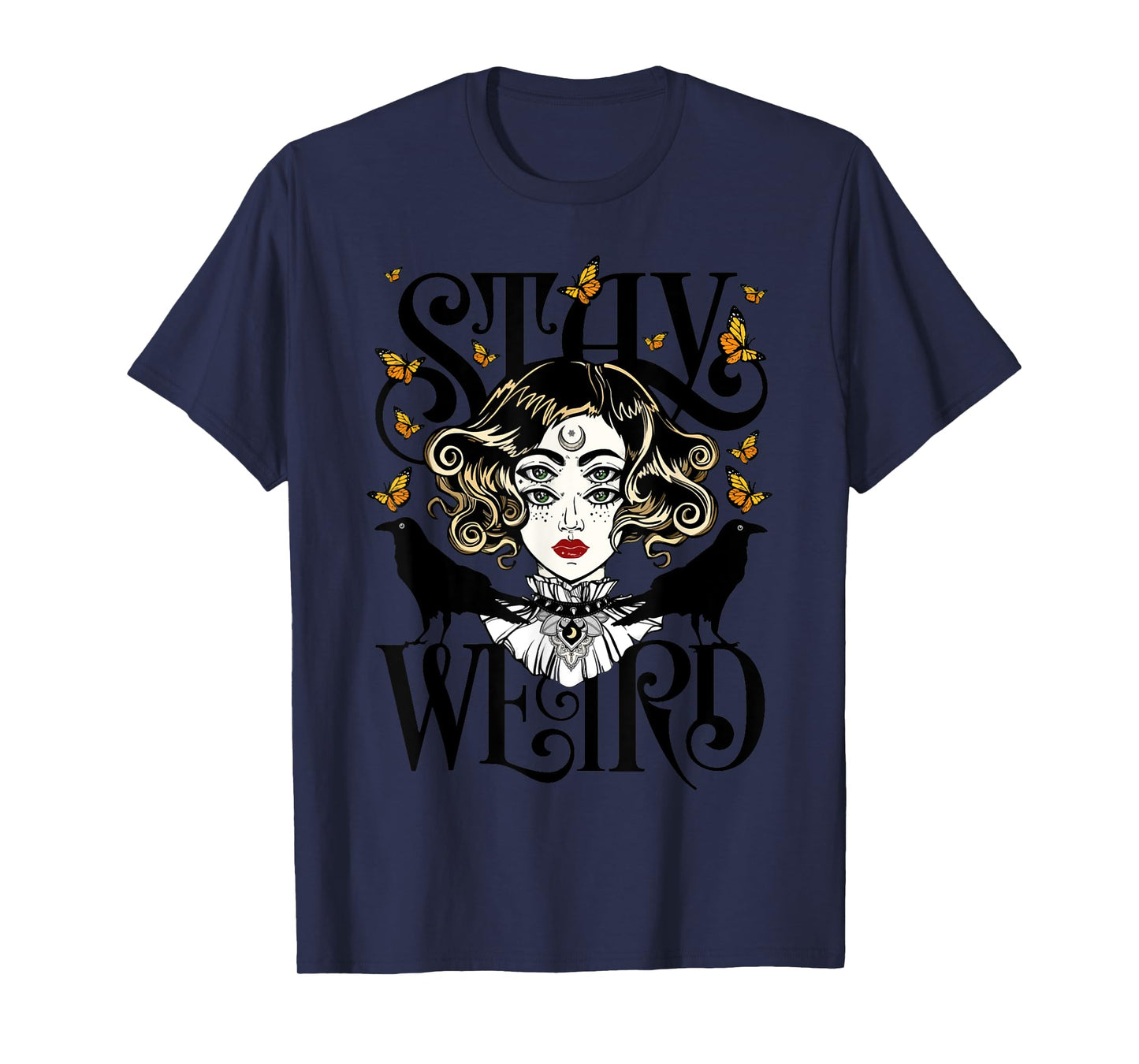 Stay Weird | Rose and The Ravens | Devil Girl T-Shirt