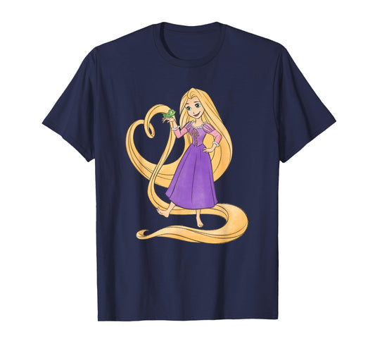 Disney Princess Rapunzel Heart and Pascal T-Shirt