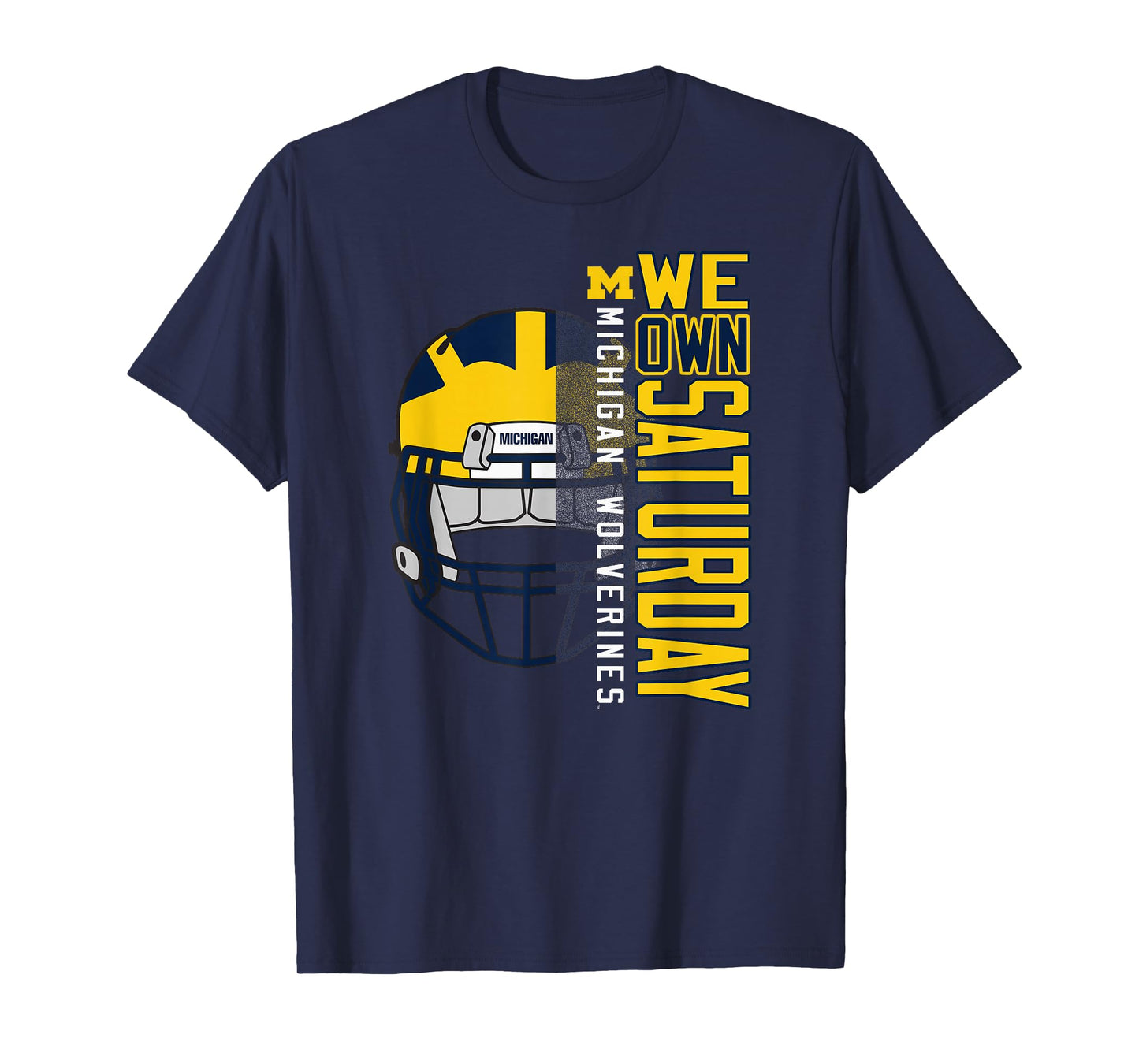 Michigan Wolverines Football Saturdays Dark Heather T-Shirt