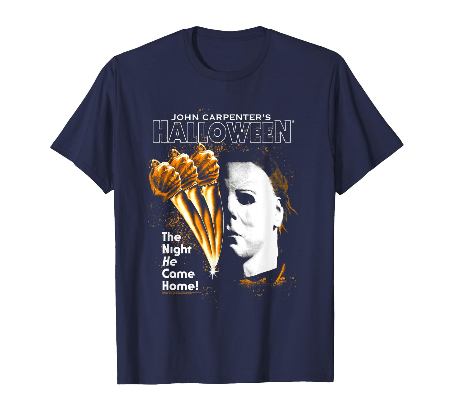 Halloween Moving Knife Poster T-Shirt