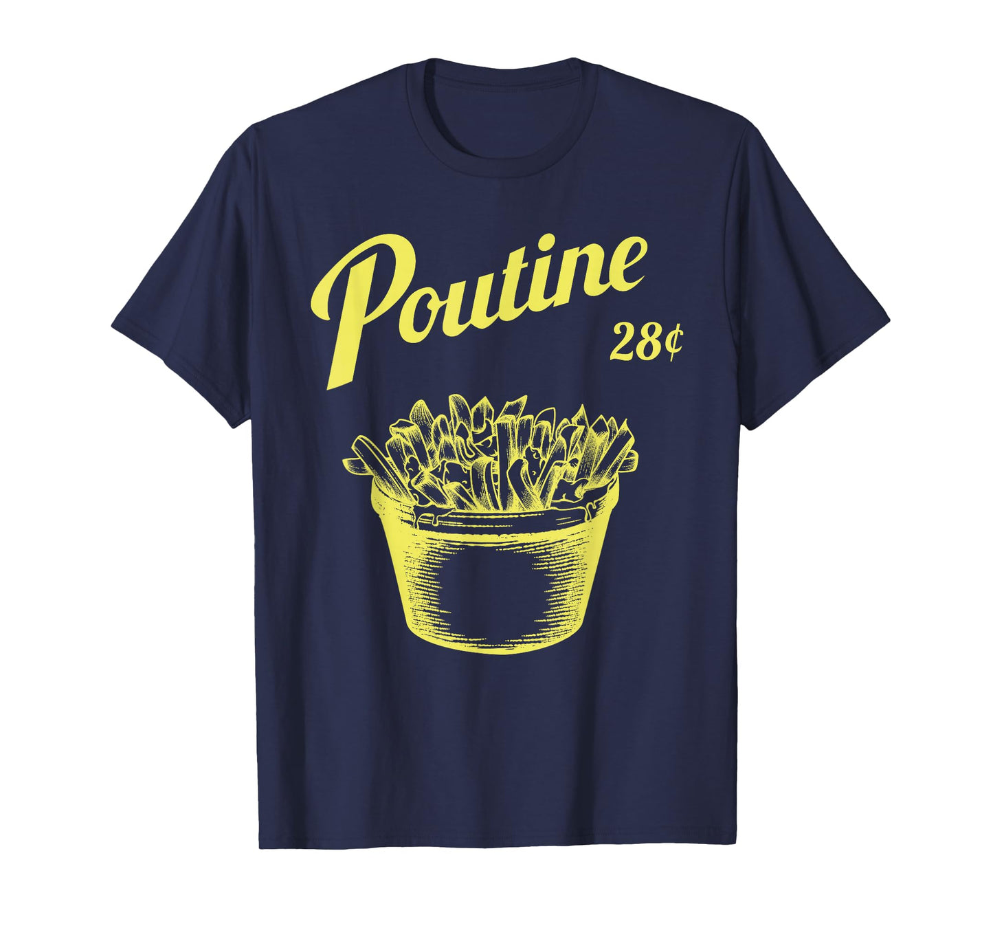 Retro Poutine T-Shirt - Canada & Montreal
