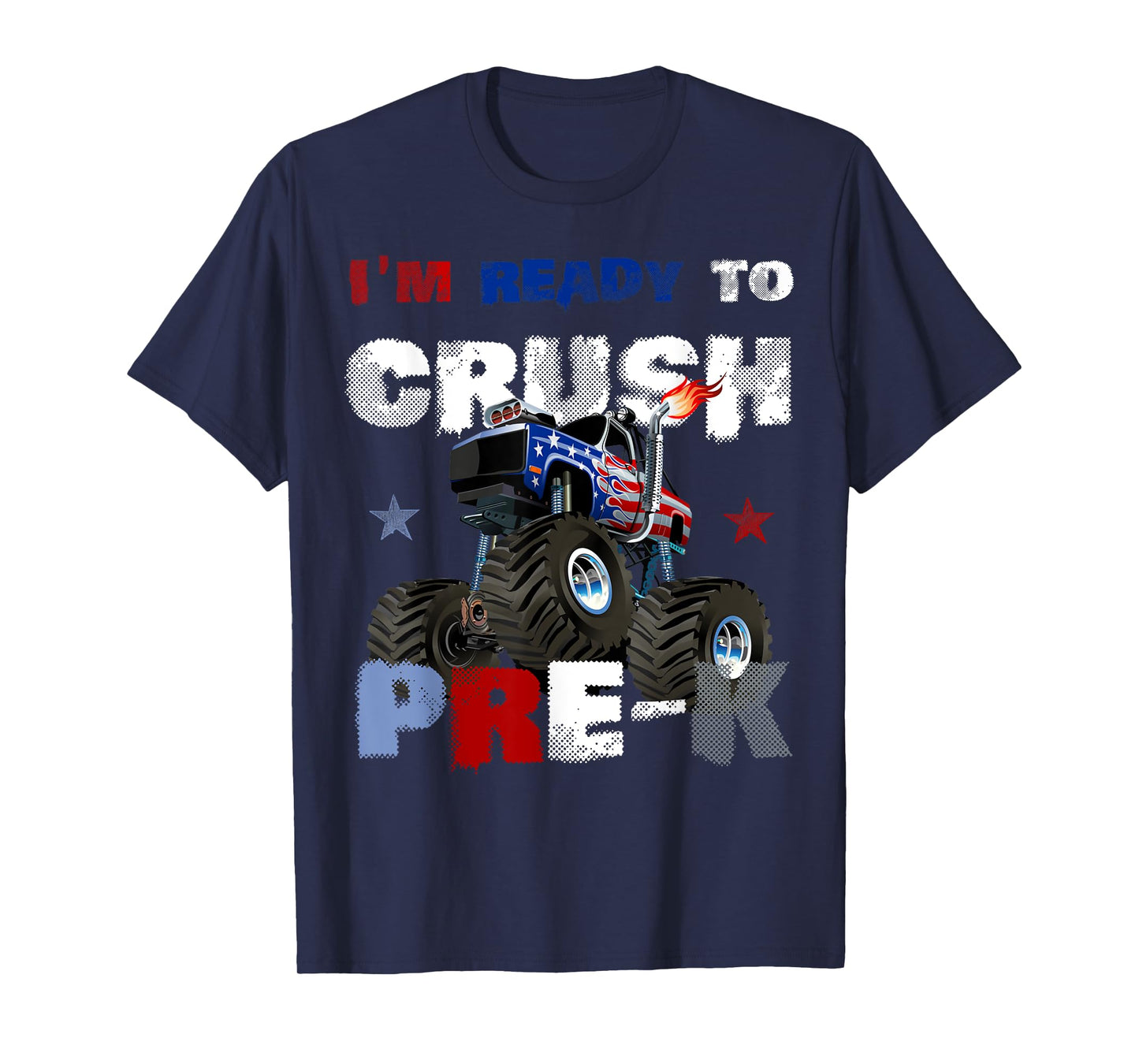 First Day of PRE-K Monster Truck Back to School Boys Gift T-Shirt