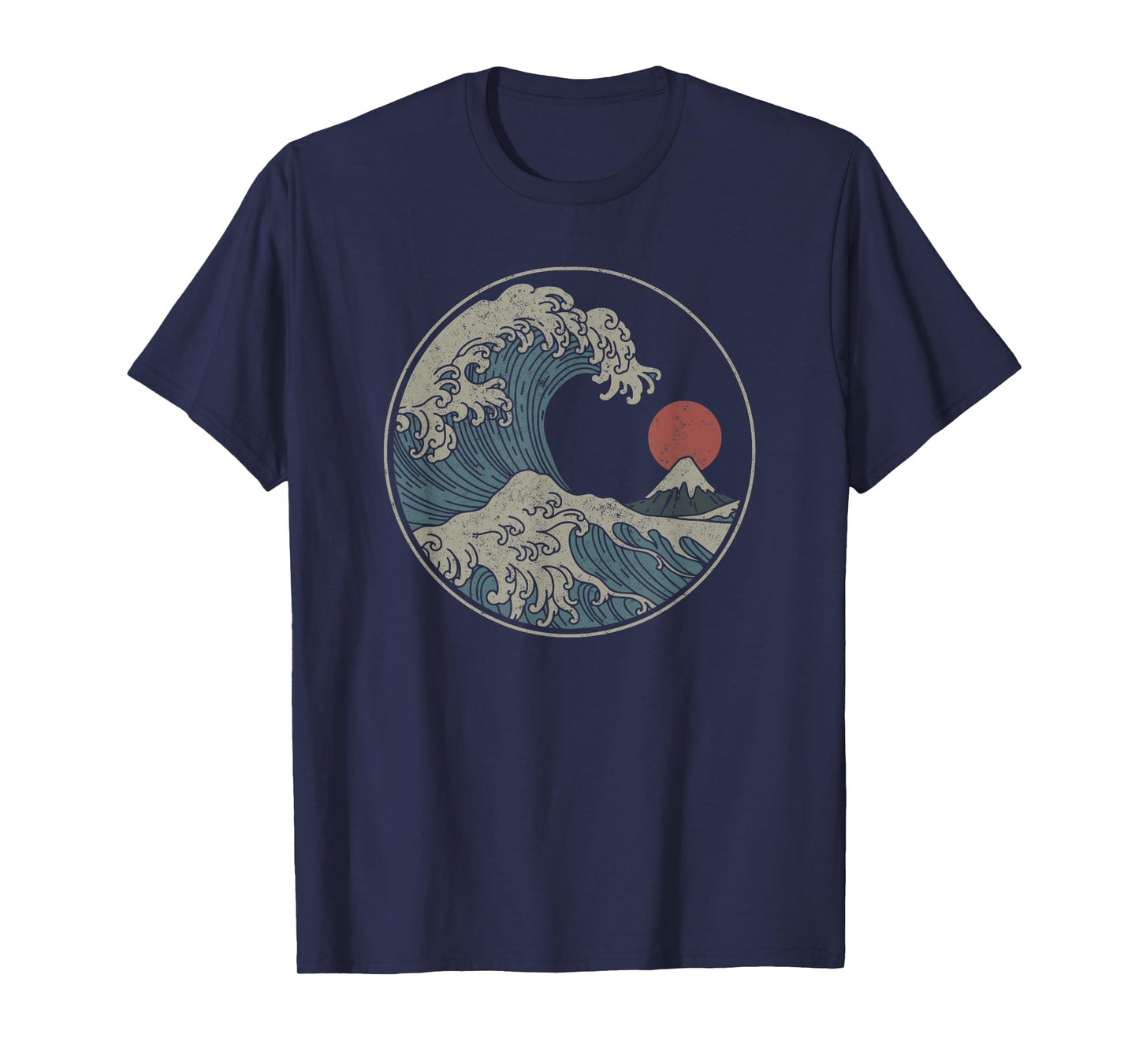 Great Wave Off Kanagawa Japanese Art Aesthetic Tsunami Boys T-Shirt