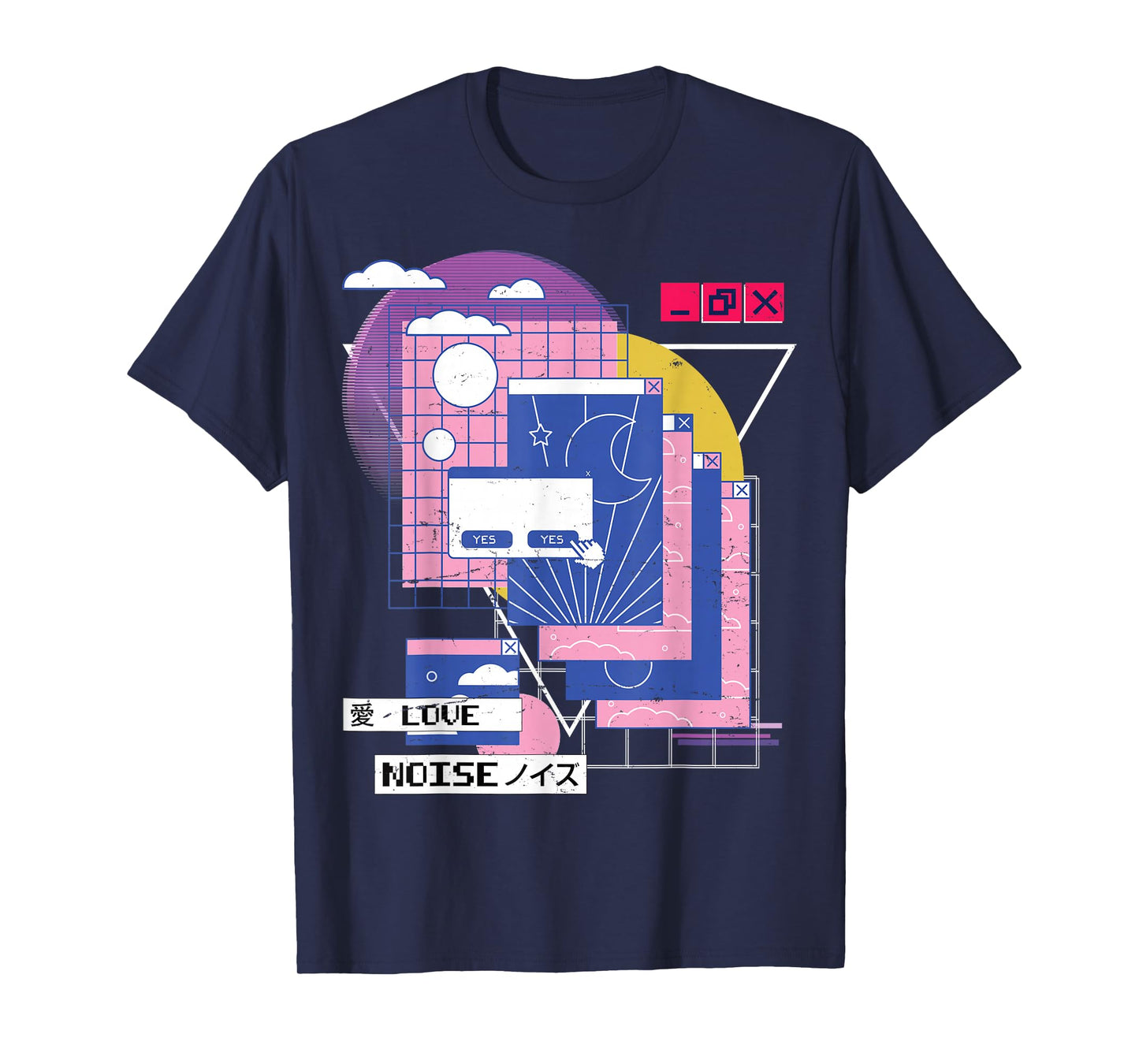 Vaporwave - Aesthetic - Japanese Korean - Computer Tabs T-Shirt
