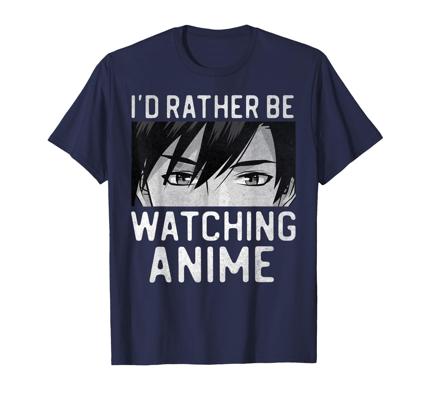 I'd Rather Be Watching Anime Manga Lover Gifts Kawaii Otaku T-Shirt