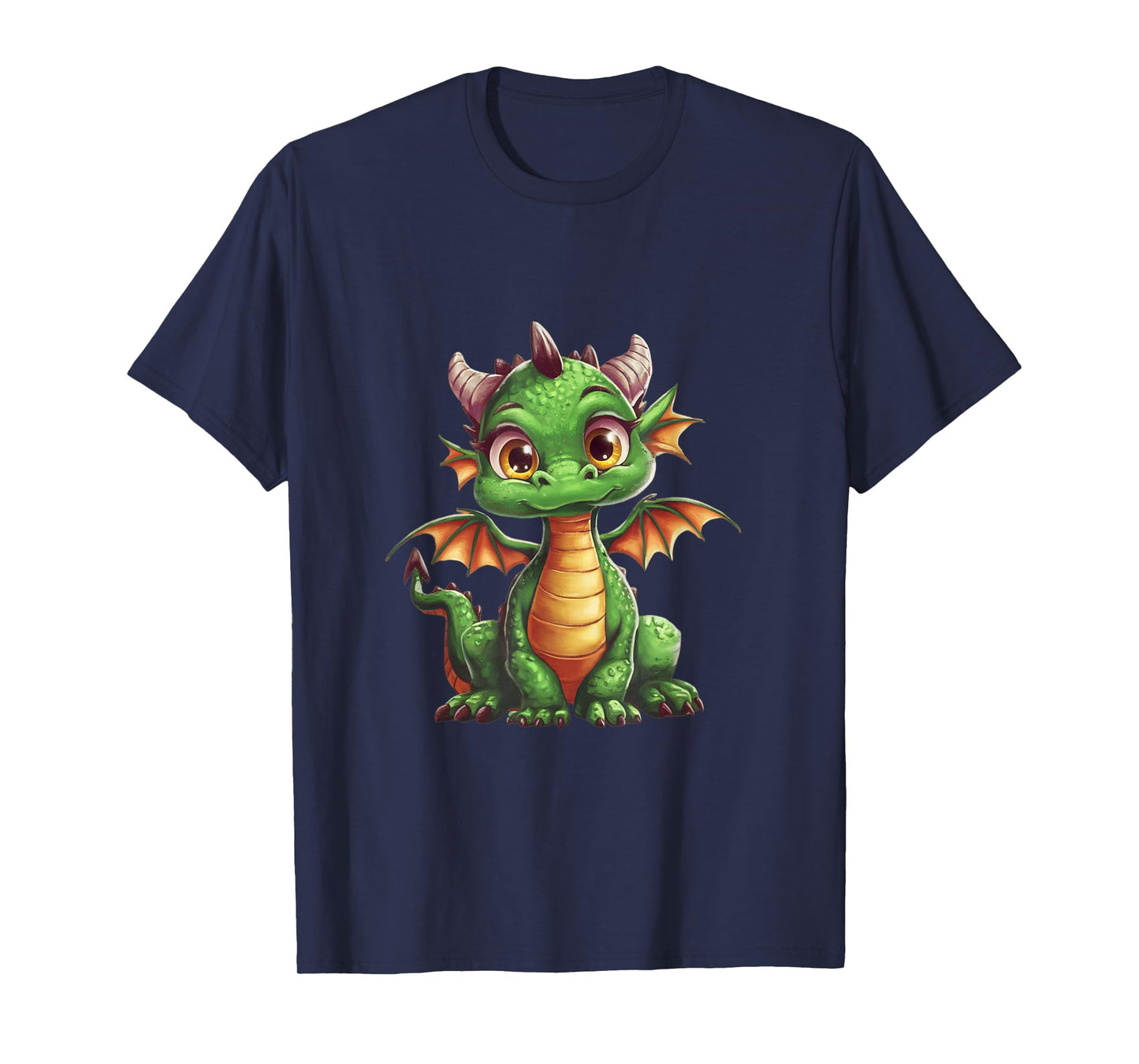 Kawaii Cute Dragon Anime Perfect Boy Girl Kid Green Dragon T-Shirt