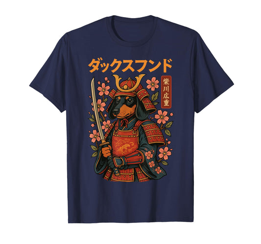 Dachshund Samurai Weiner Dog Japan T-Shirt
