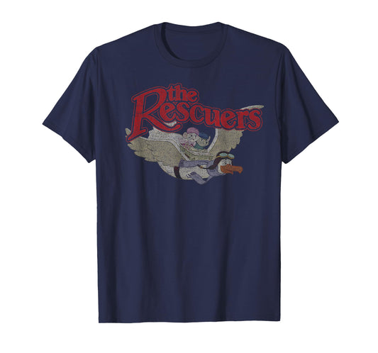 Disney The Rescuers Down Under Group Shot Movie Logo T-Shirt