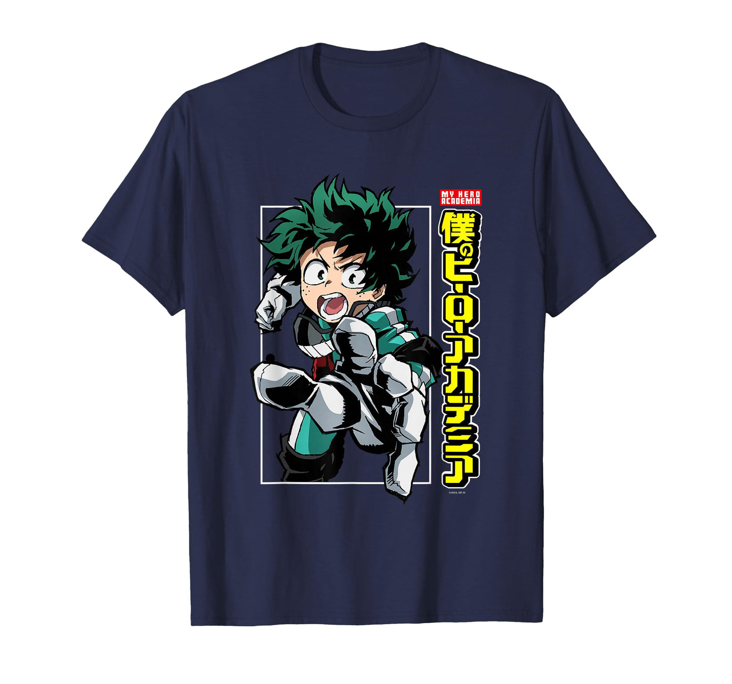 My Hero Academia Deku Posing with Logo Anime T-Shirt