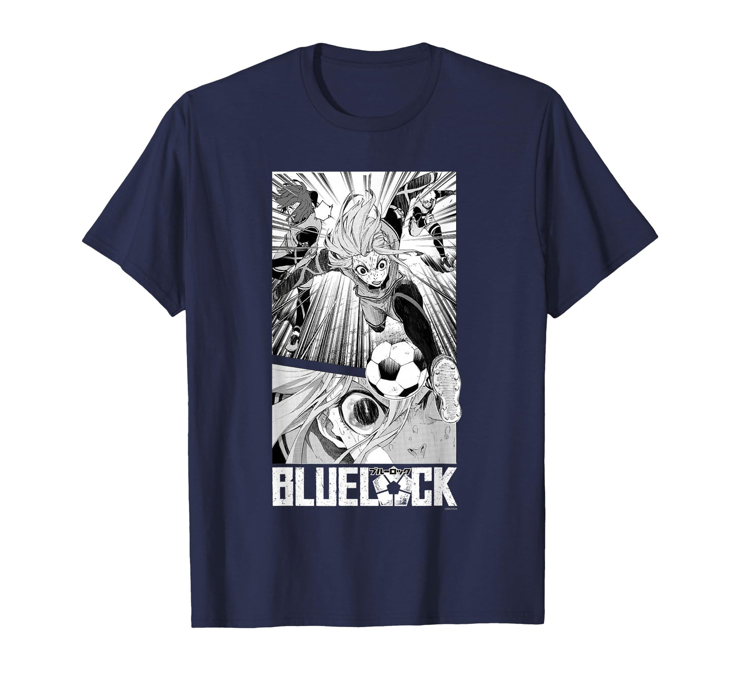 Blue Lock Hyoma Chigiri Running Through Big Chest Portrait T-Shirt