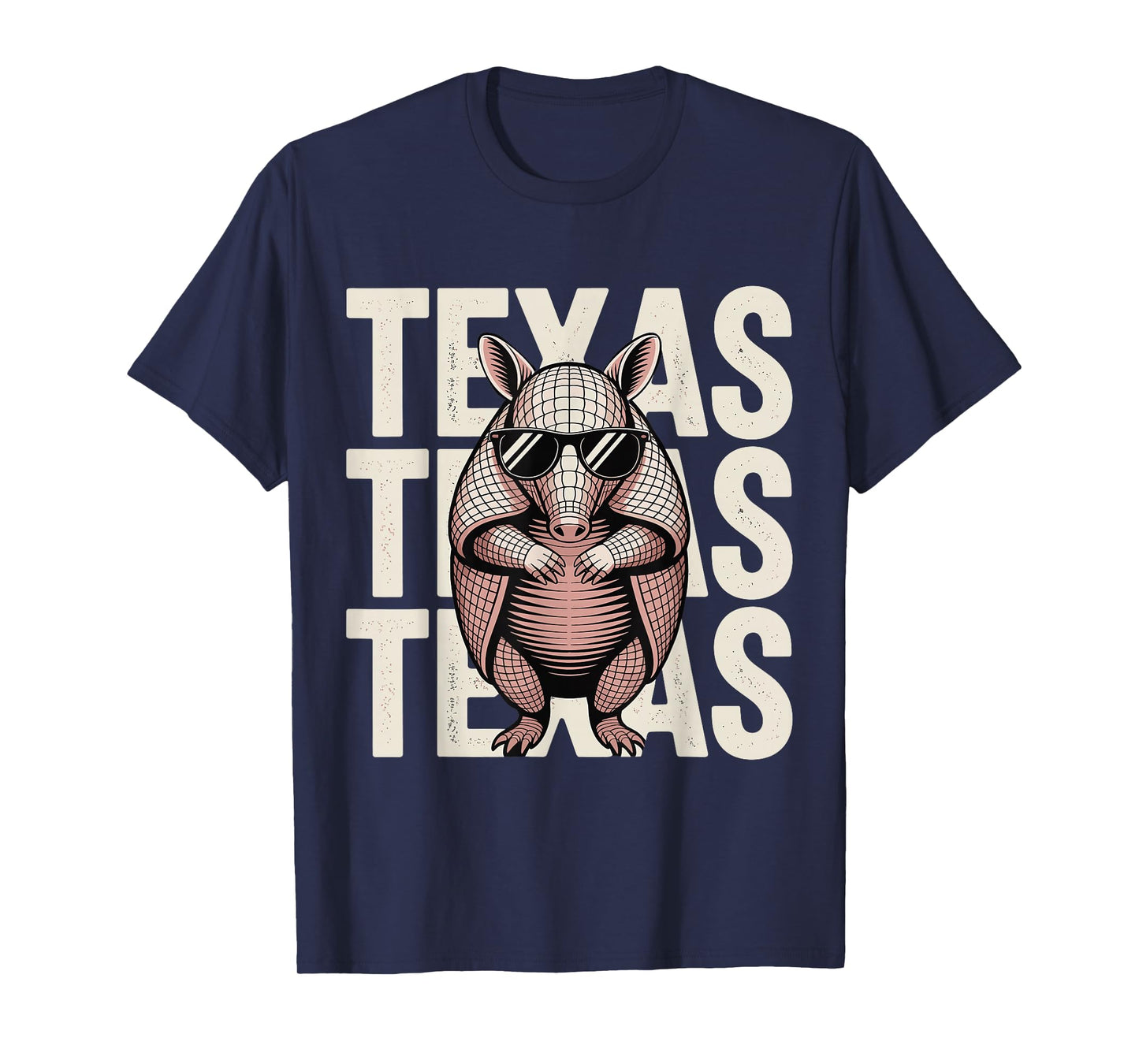 Cool Armadillo Sunglasses Funny Texas State Pride tee T-Shirt