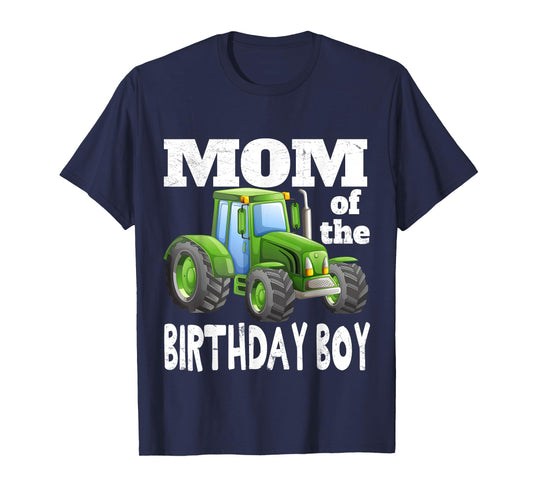 Mom of the Birthday Boy Kids Farm Tractor Party Shirt Idea T-Shirt