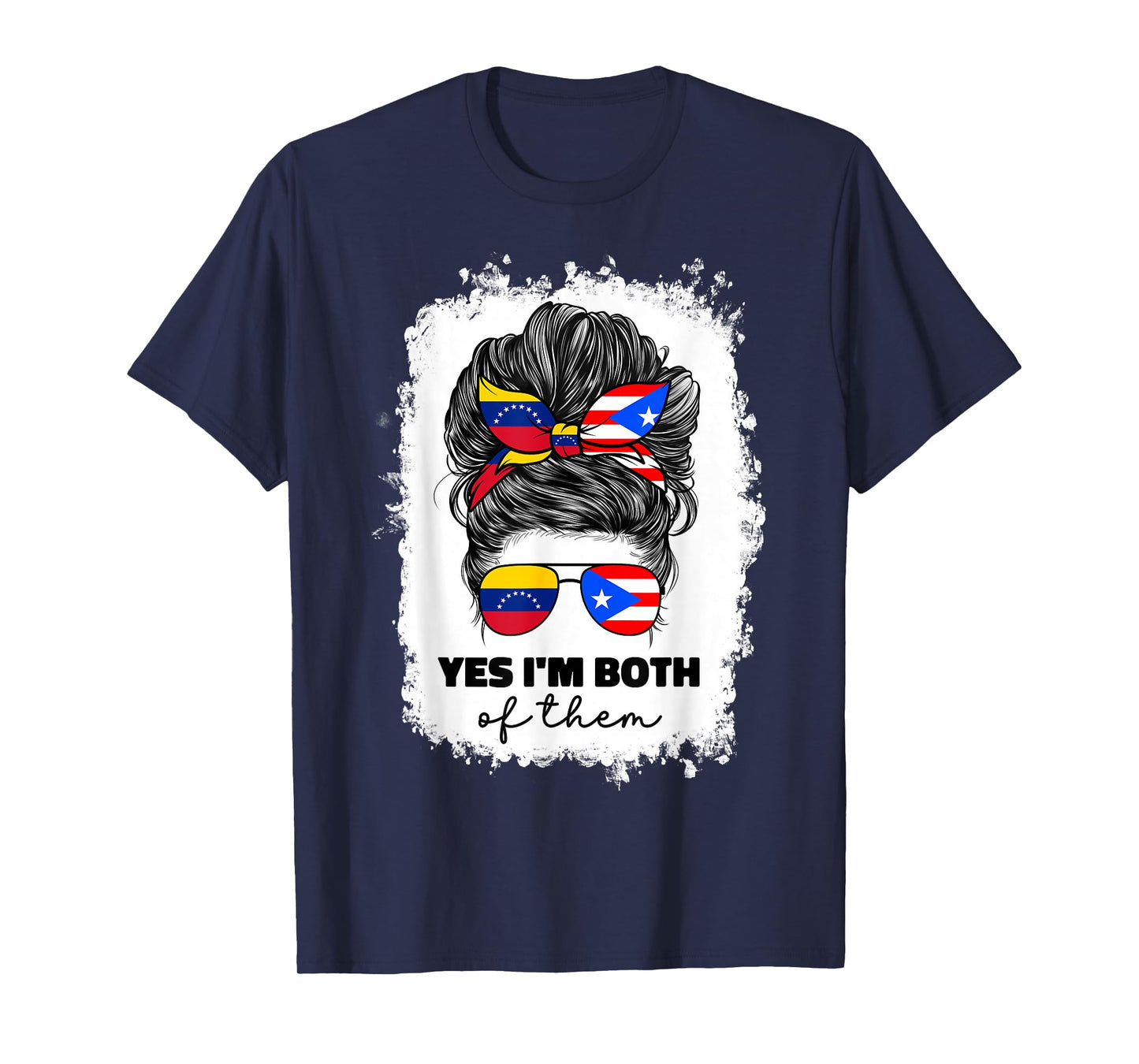 Venezuelan And Puerto Rican Rico Venezuela Flag Girl Women T-Shirt