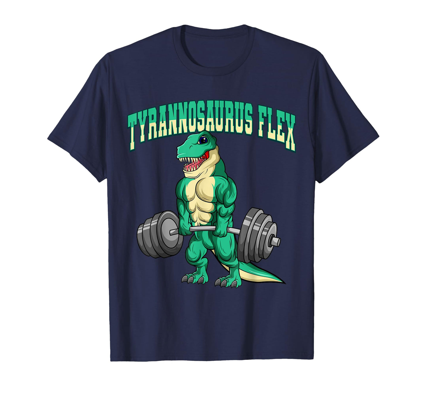 Bodybuilding Fitness Tyrannosaurus Flex Dinosaur Dino T-Rex T-Shirt
