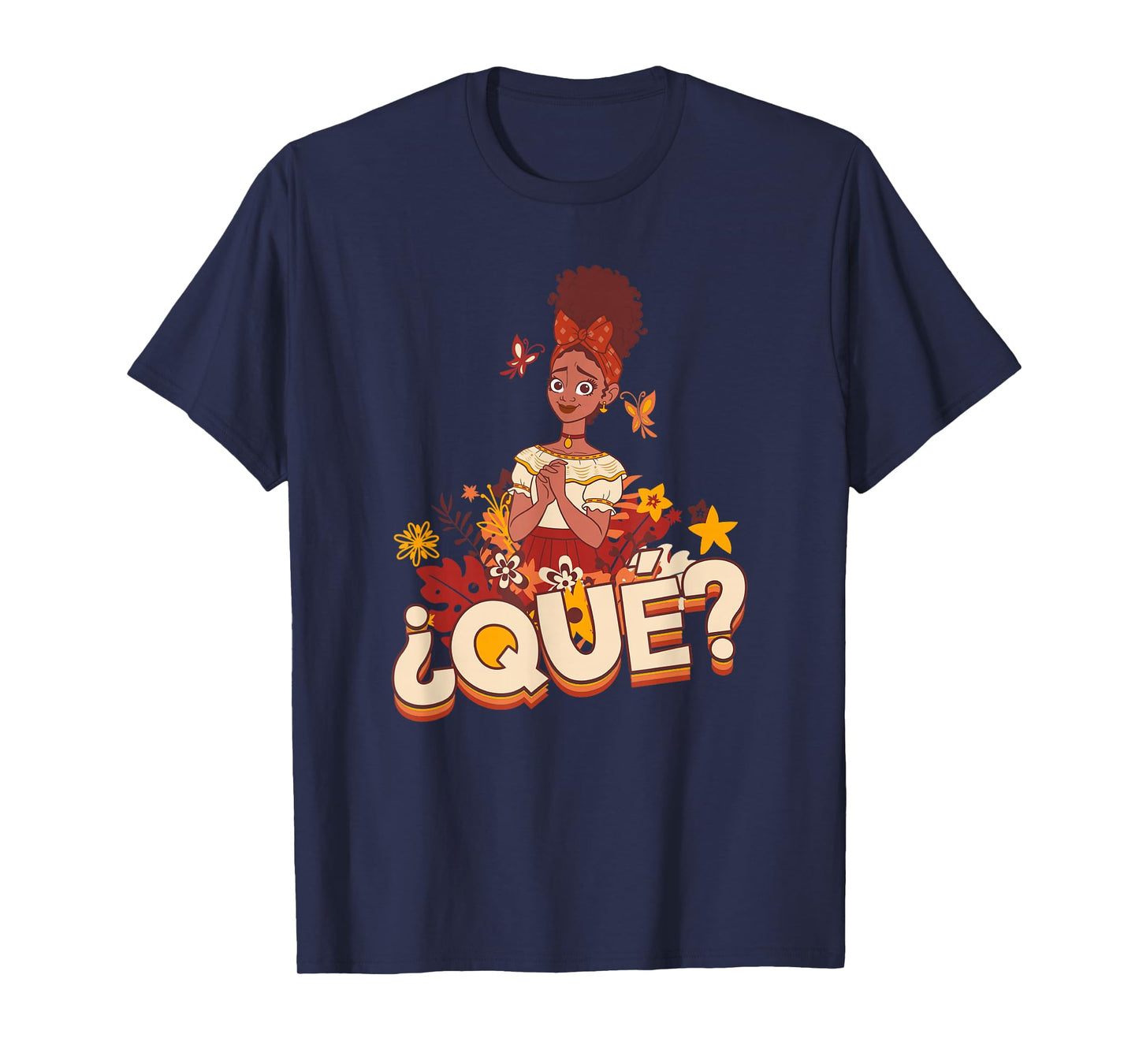 Disney Encanto Dolores Que Floral Butterflies T-Shirt