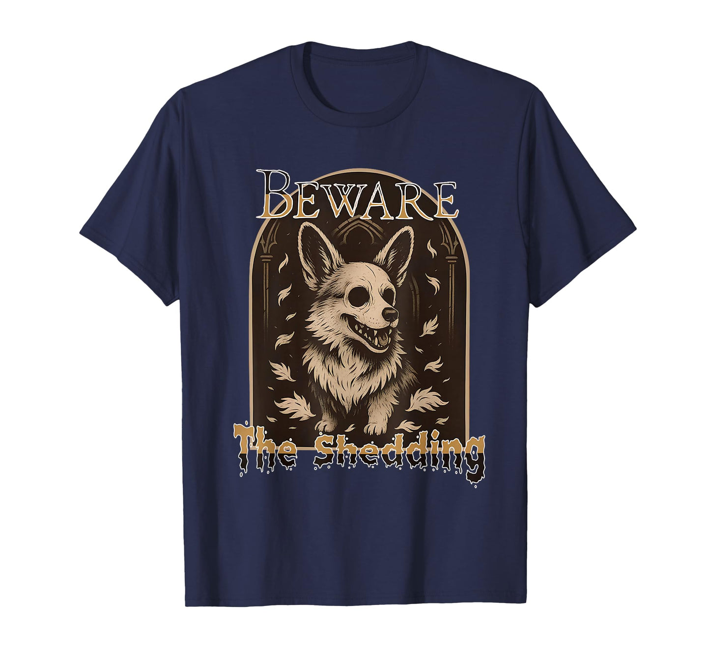 Beware The Shedding Corgi Halloween Ghost Corgi Dog Mom T-Shirt