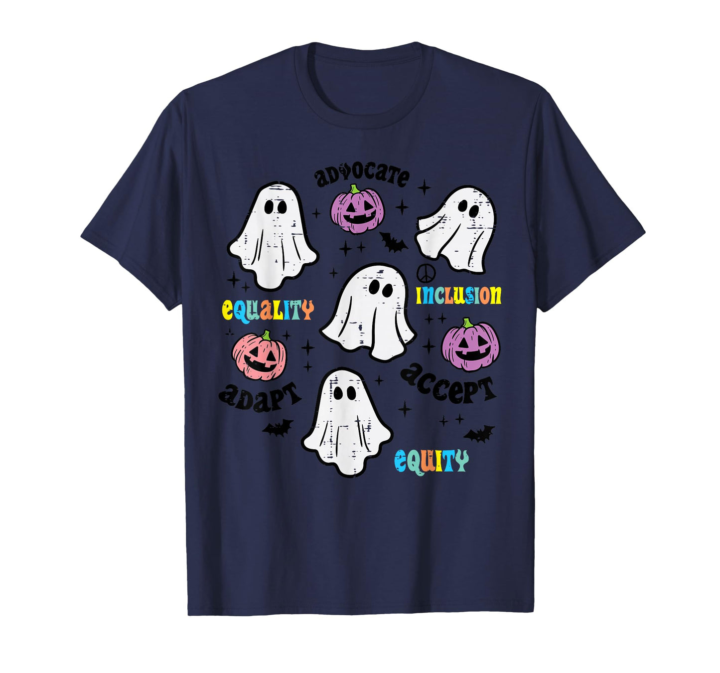 Halloween Advocate Equality Inclusion Costume Women Kids Men T-Shirt