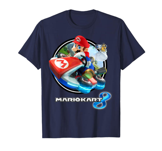 Nintendo Mario Kart 8 Circle Drift Logo T-Shirt