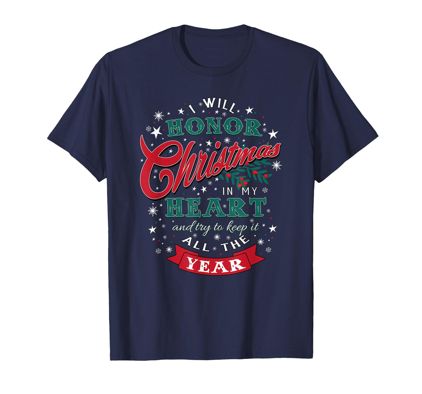 Christmas Carol, Scrooge Quote, Holiday festive graphic T-Shirt