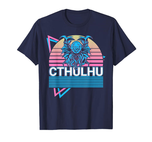 Cthulhu Horror Necronomicon Monster Lovecraftian Retro T-Shirt