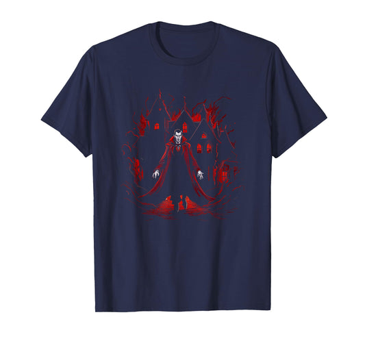 Vampire House Dracula - Vintage Vampire Halloween Costume T-Shirt