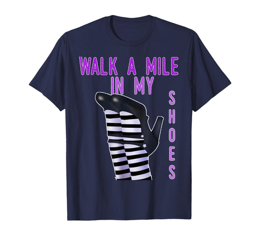 Happy Halloween Walk a Mile in my Shoes Witch T-Shirt