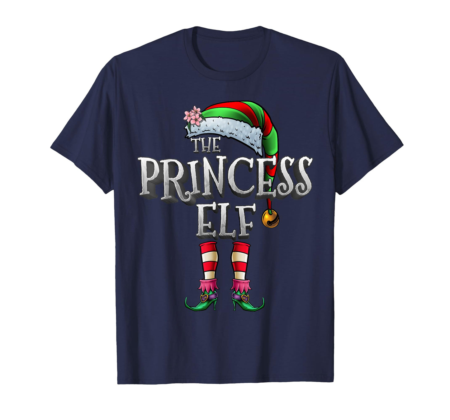 The Princess Elf Shirt Matching Family Funny Christmas Elf T-Shirt