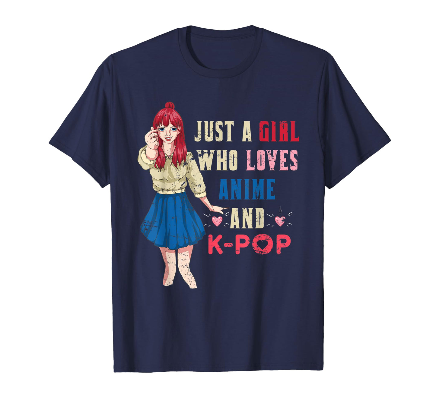 Kpop Korean Culture Otaku Girls Women Manga Kawaii Anime T-Shirt