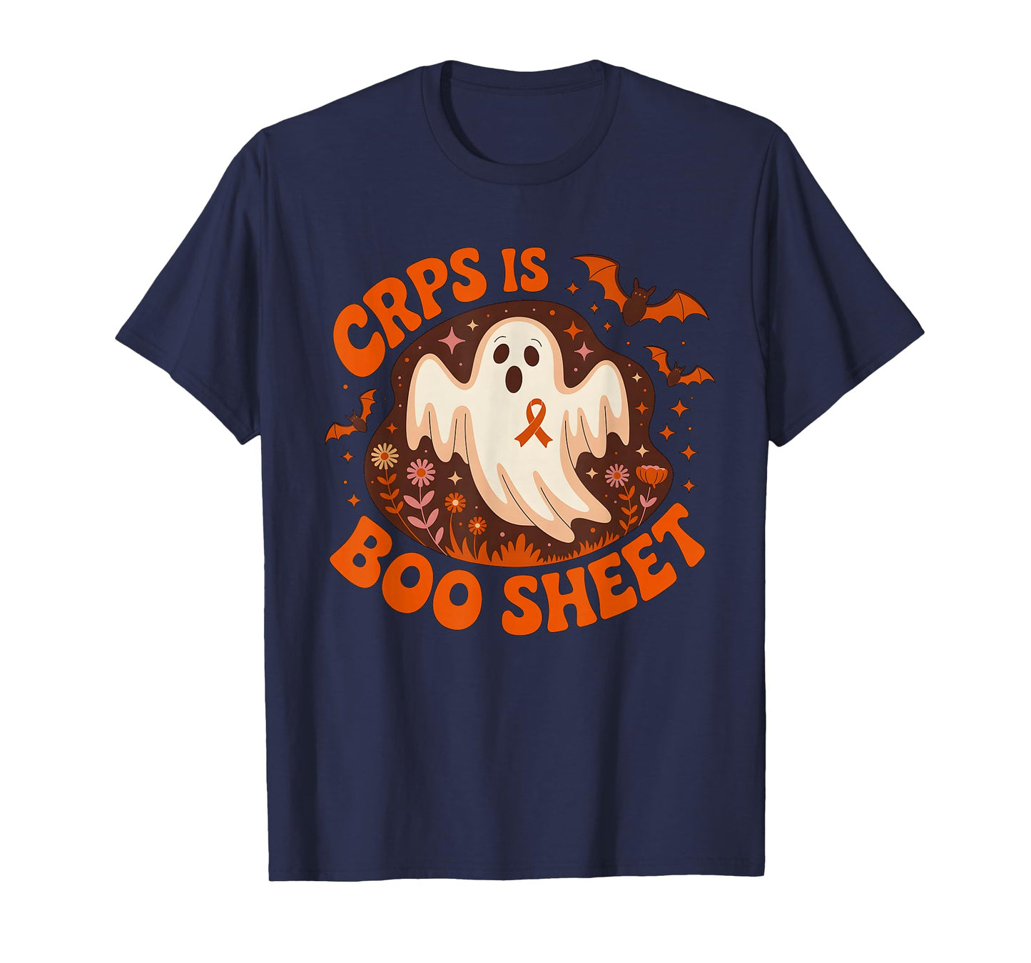 CRPS Awareness Boo Sheet Funny Ghost Halloween T-Shirt