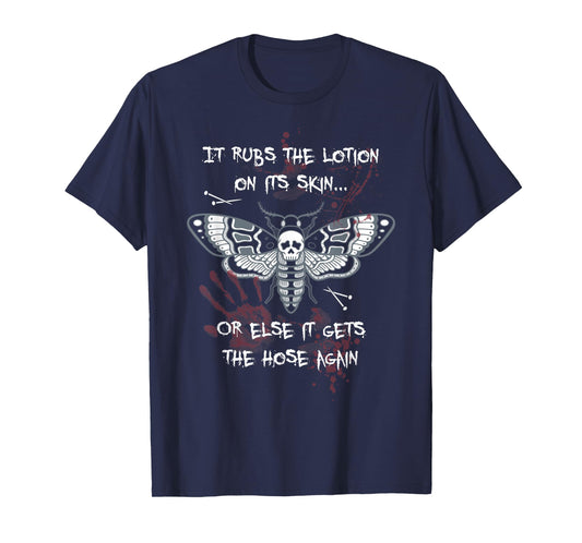 Gothic Horror Deaths Head Moth Slogan T-Shirt T-Shirt