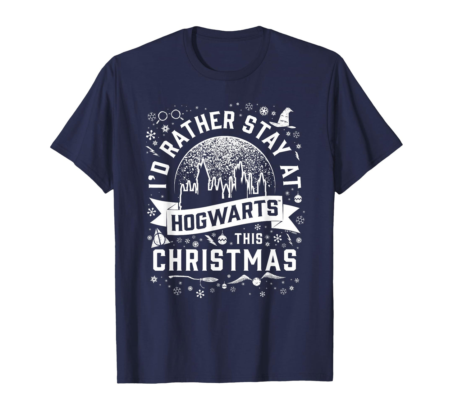 Harry Potter Hogwarts at Christmas T-Shirt