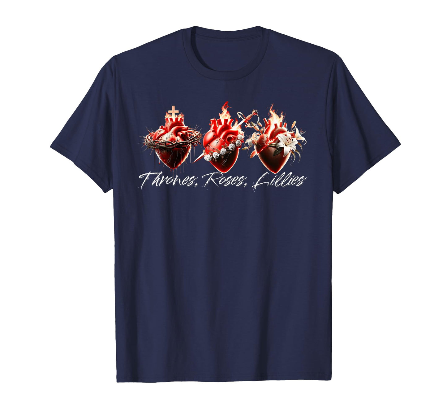Sacred Immaculate and Most Chaste Heart Jesus Mary Joseph T-Shirt