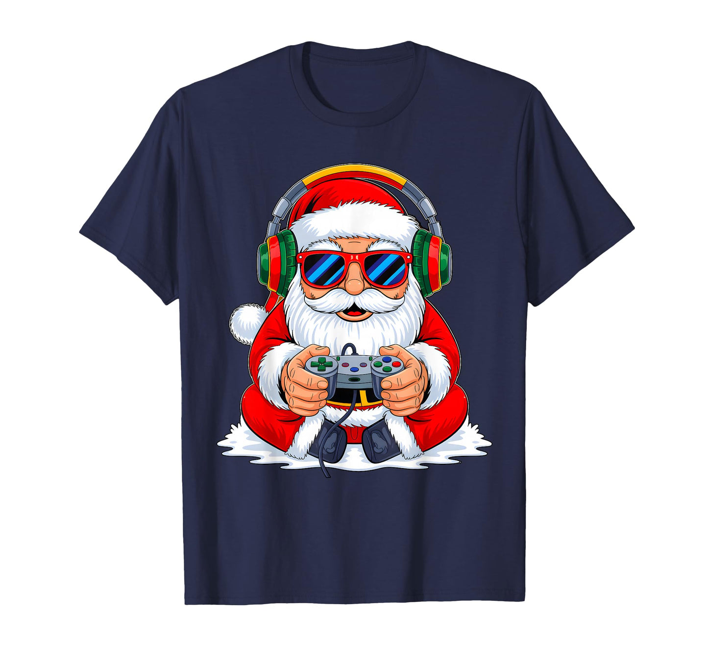 Christmas Gamer Boys Video Game Funny Santa Xmas Squad Kids T-Shirt