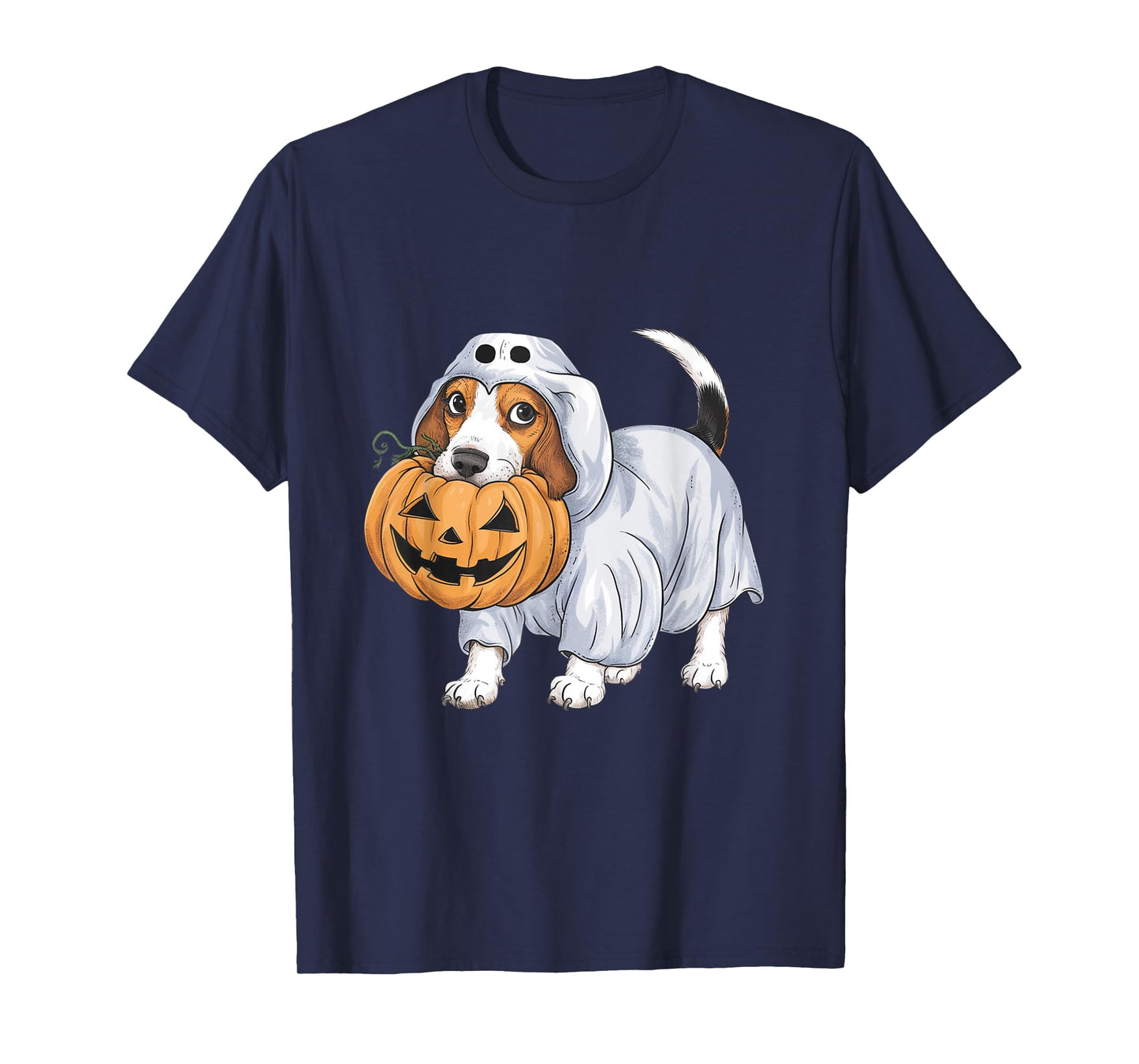 Beagle Ghost Dog Halloween T-Shirt
