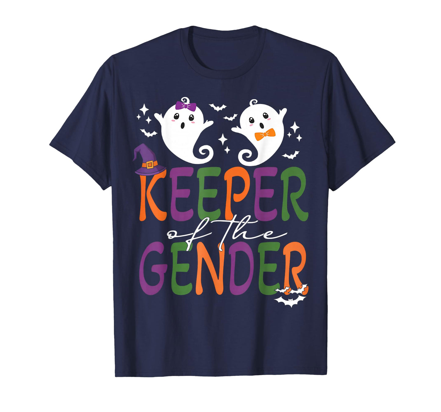Keeper of The Gender Reveal Halloween Pregnancy Announcement T-Shirt