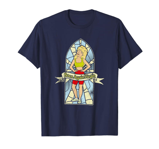 King of The Hill Born Again Virgin Luanne Stained Glass T-Shirt