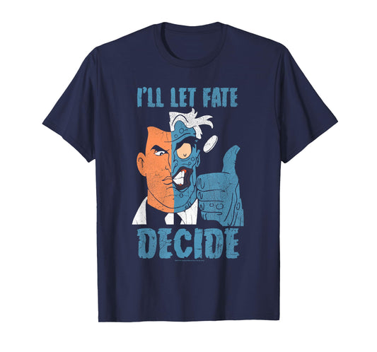 Batman: Animated Series Two-Face Fate Decide T-Shirt