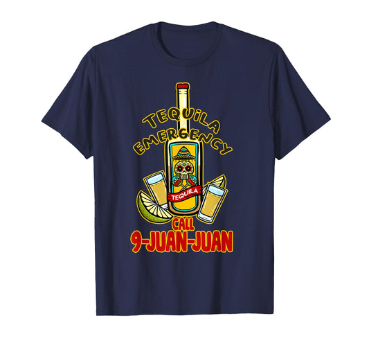 Chili Emergency Call 9 Juan Juan - Funny Mexican T-Shirt