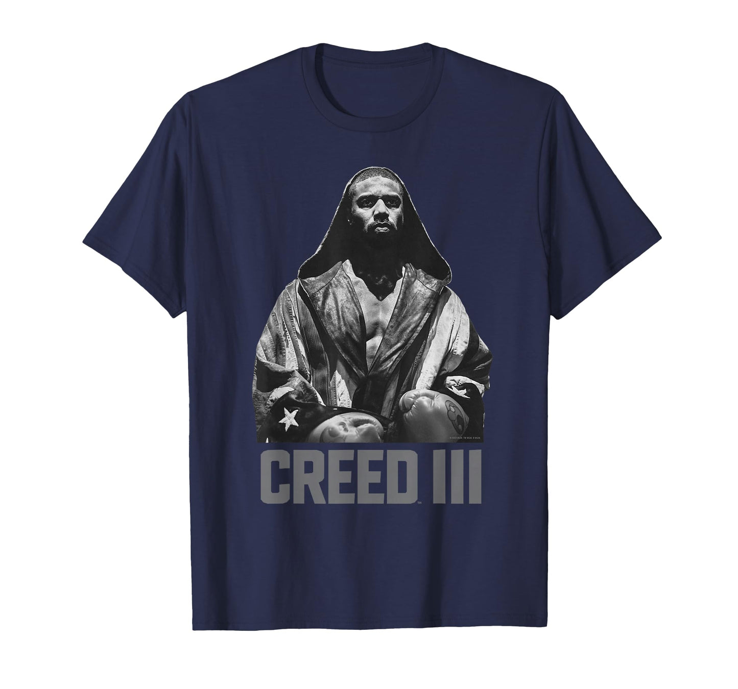 Adonis Creed – Black and White Boxing Robe Creed III T-Shirt