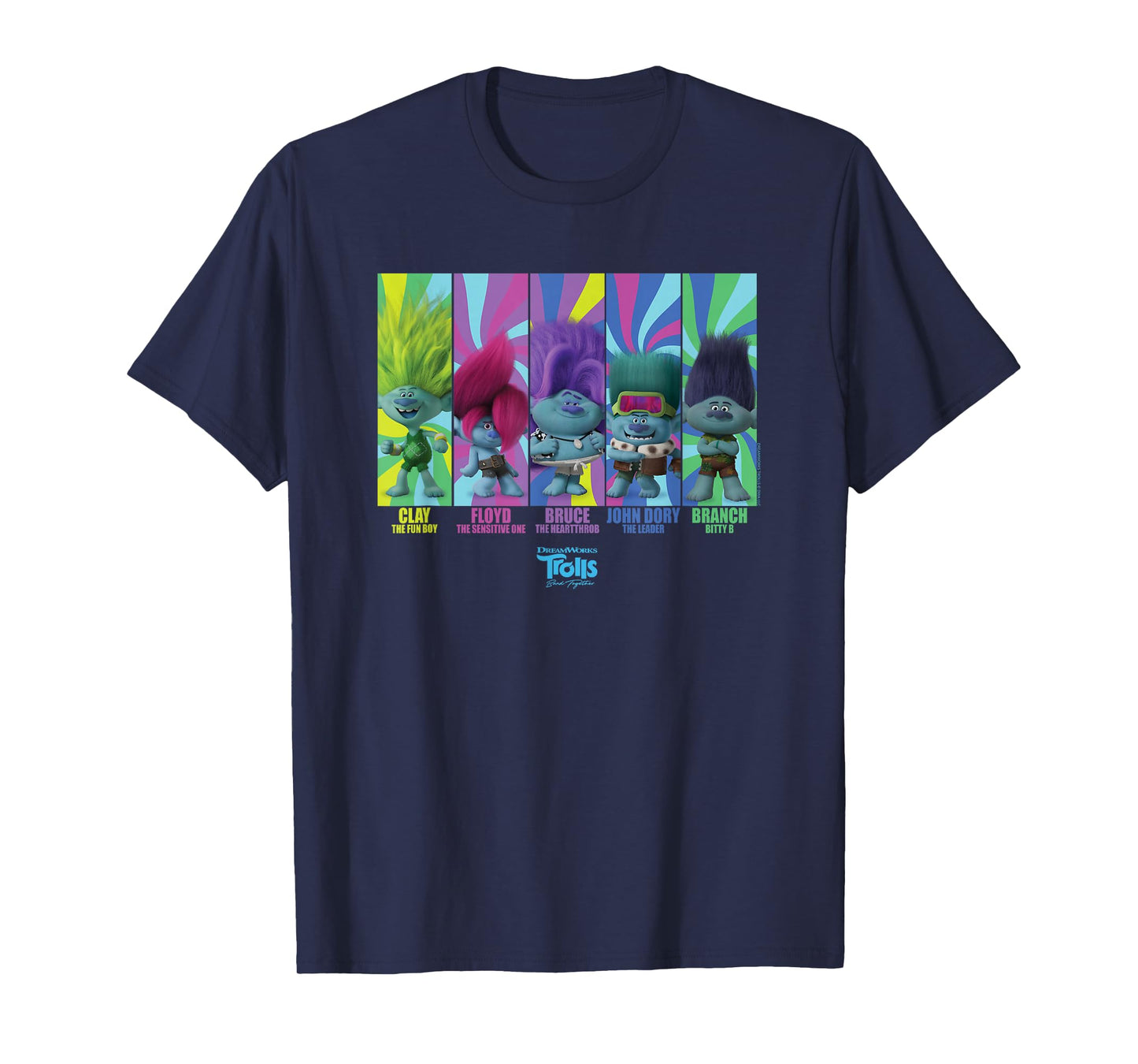 DreamWorks Trolls Band Together BroZone Band Members T-Shirt