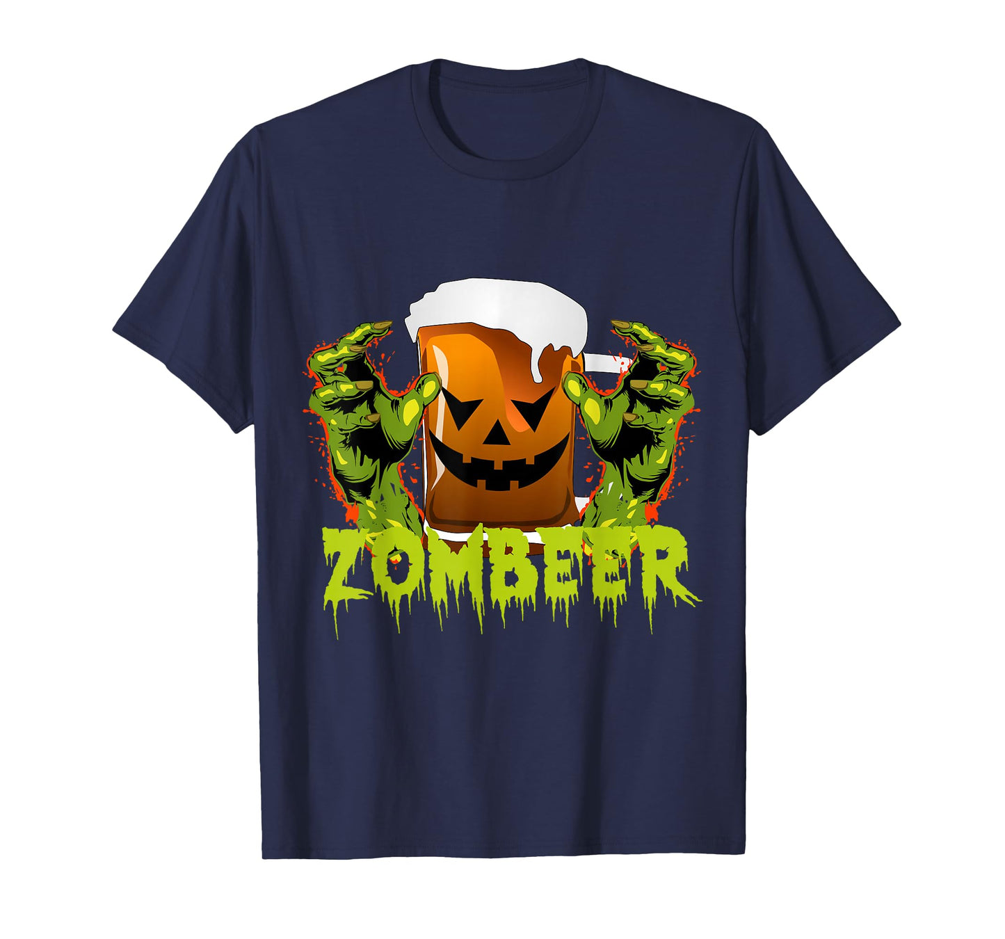 Adult Mr Teenager Beer Zombie Zombeer Drinking Alcohol T-Shirt