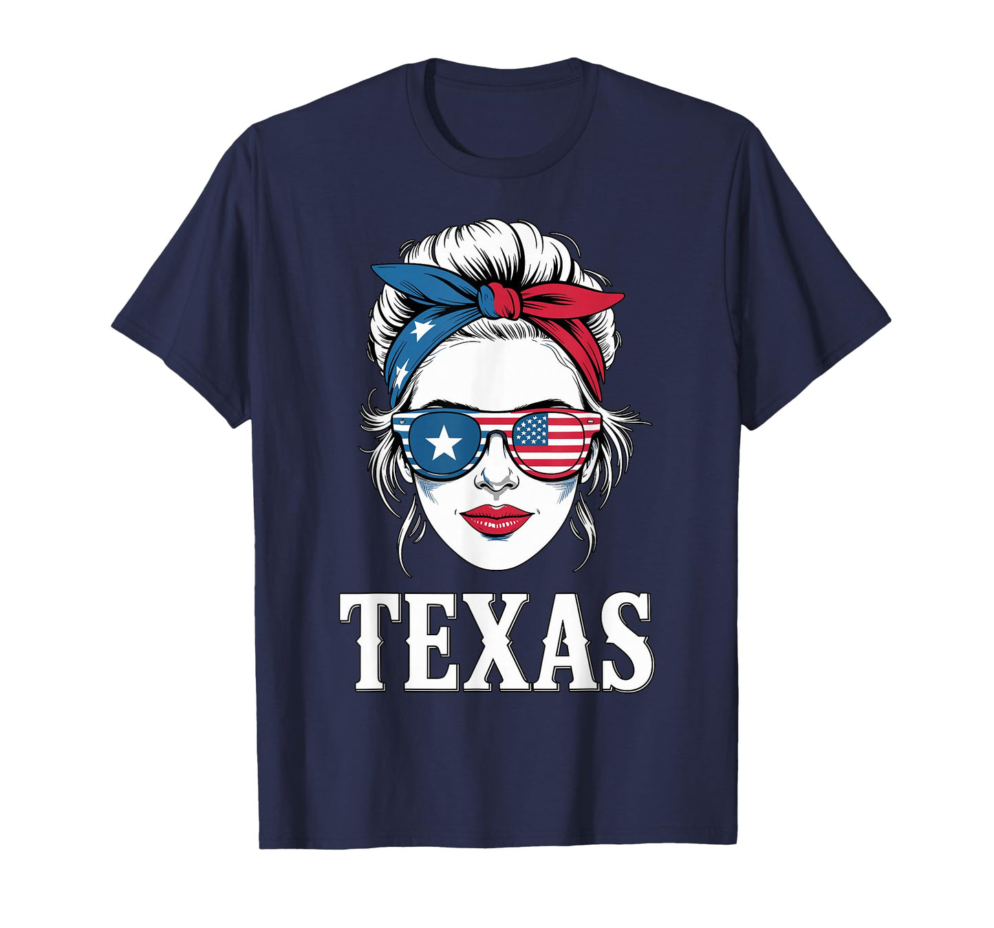 Texas Girl with Bandana and Sunglasses T-Shirt