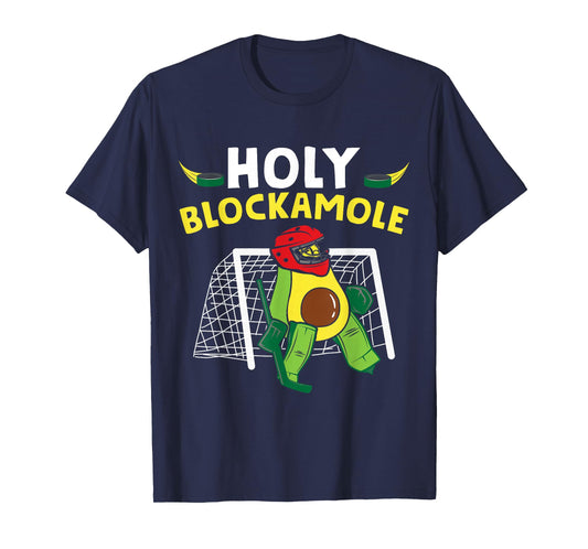 Funny Ice Hockey Goalie Ice Hockey Player Avocado T-Shirt