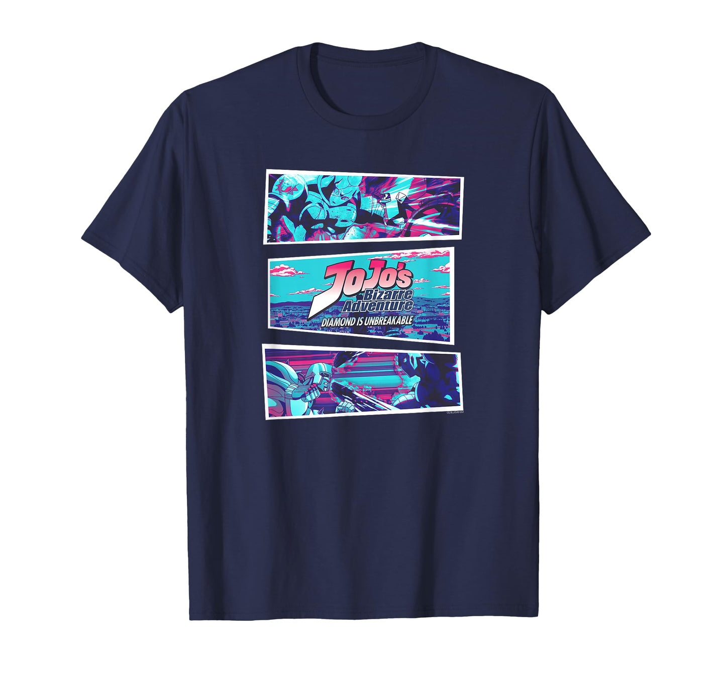 JoJo Part 4 Shining Crazy Diamond VS Deadly Killer Queen T-Shirt