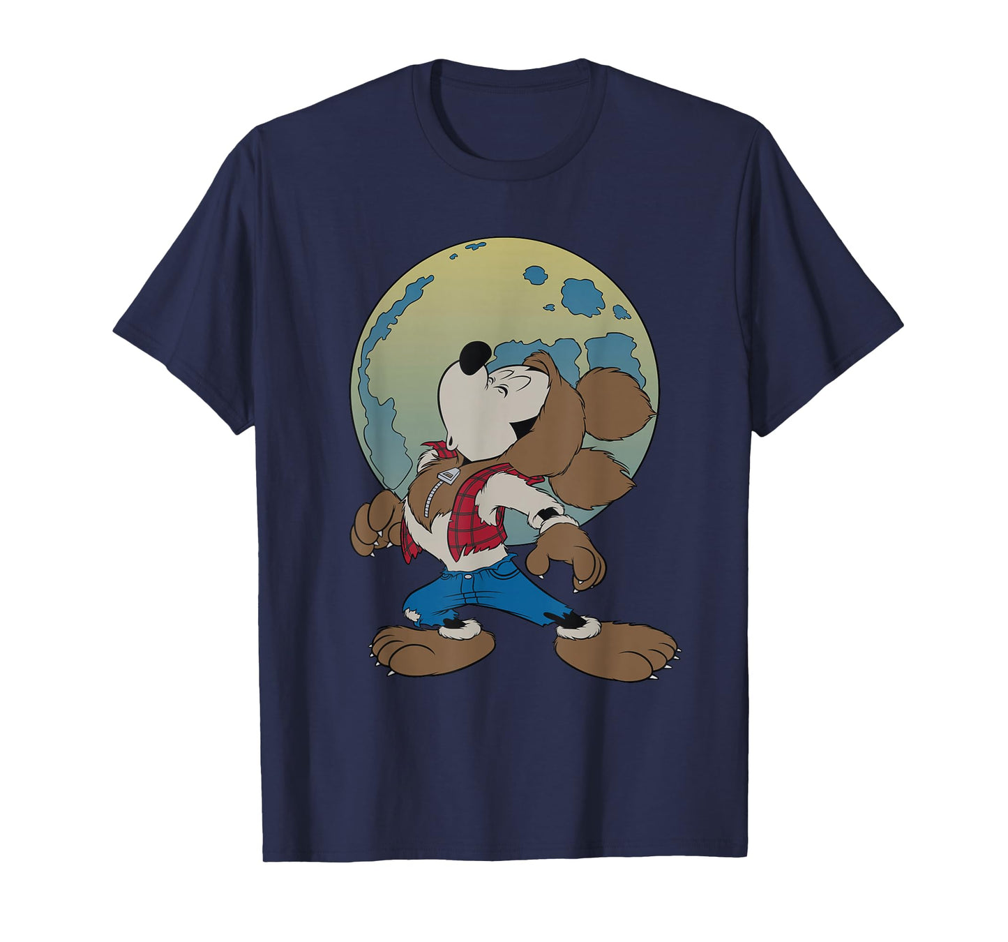 Disney Mickey Mouse Werewolf Halloween Costume T-Shirt